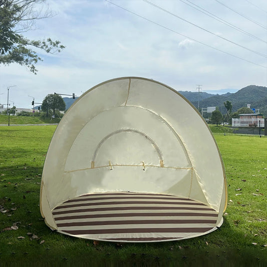 Reusable Outdoor Portable Camping One Click Open 3-4 People Tent Large Space Sunshade Beach Sun Shelter Tent Garden Beach Tent Vibely Store