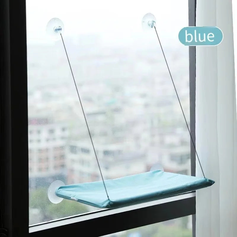 Window-Mounted Hanging Cat Hammock Bed