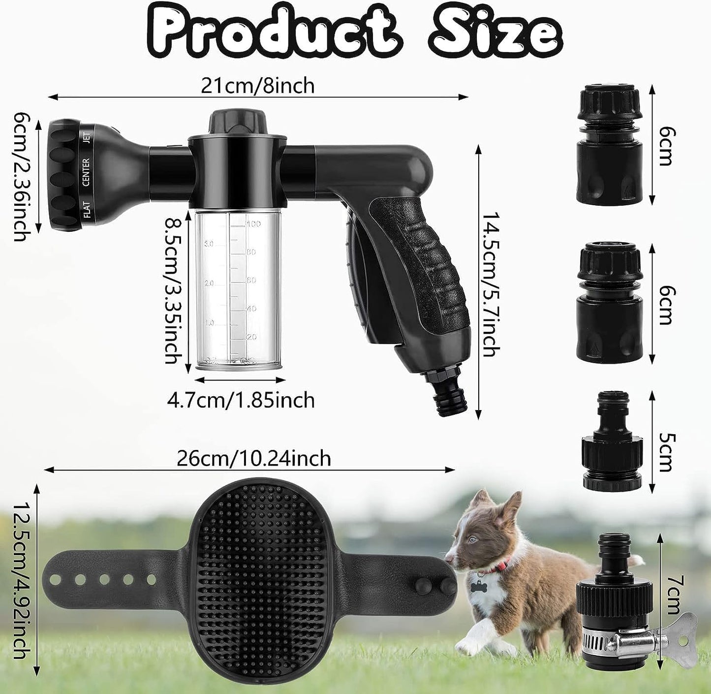 6-Piece Pet Bathing Kit