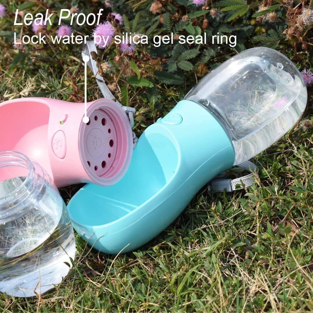 Portable Leak-Proof Dog Water Bottle - 12oz