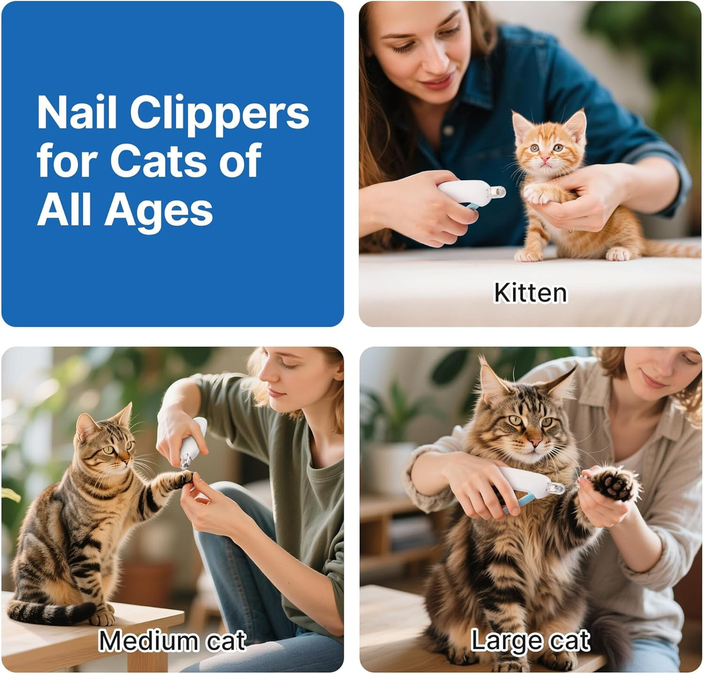 Adjustable Pet Nail Clippers with Safety Guard