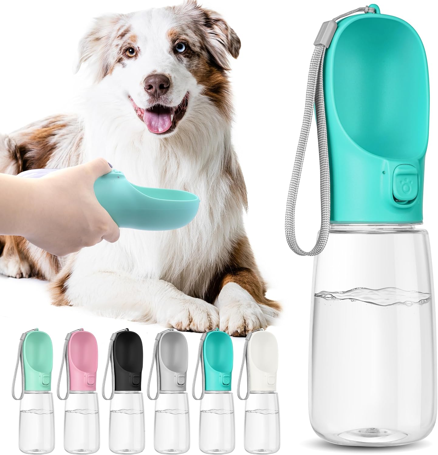 Portable Leak-Proof Dog Water Bottle - 12oz