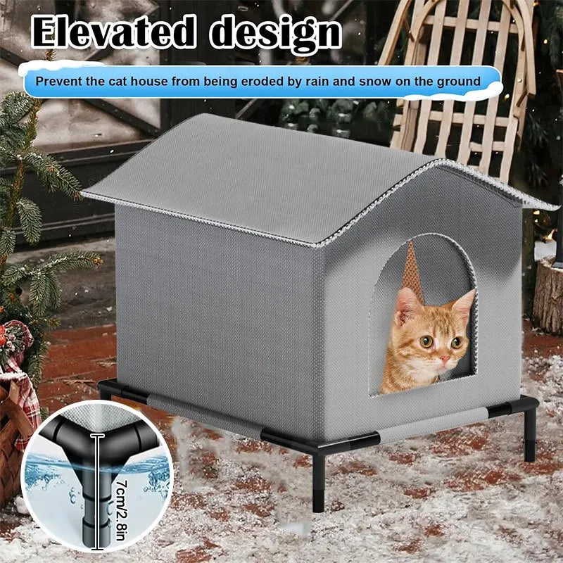 Waterproof Foldable Outdoor Cat Shelter