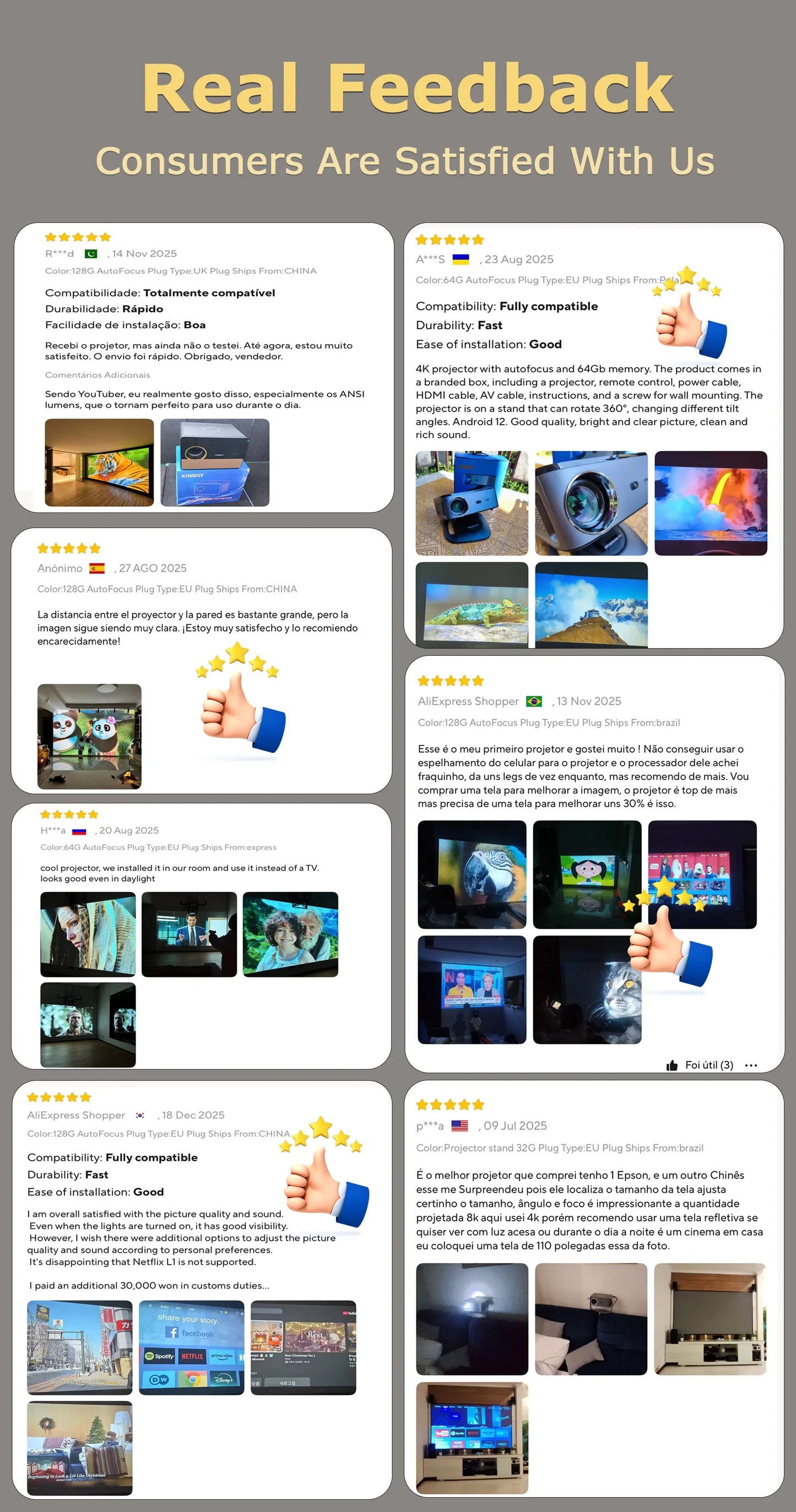 XIWBSY 64GB Google TV Projector 4000ANSI Offline Cinema Beamer 4K HD Video Projector Android 14.0 Sealed Optical Projector