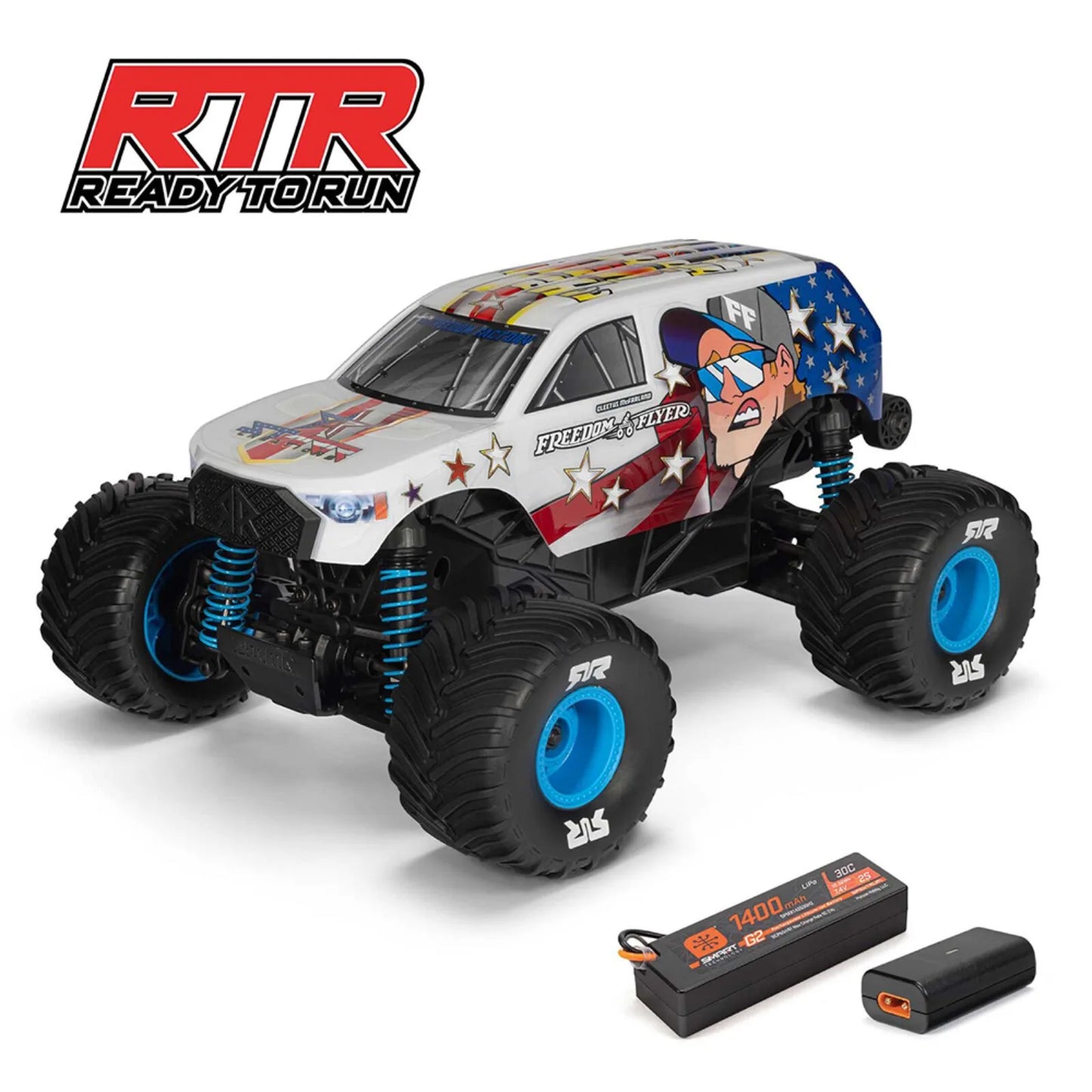 ARRMA FREEDOM FLYER GROM ARA2130FF four-wheel drive monster truck 1/16 electric RC toy car adult toy gift