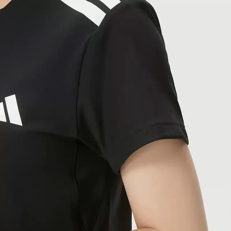 Adidas short-sleeved women's summer new-style running, training and fitness clothes, ice-silk breathable sports T-shirt KC7639
