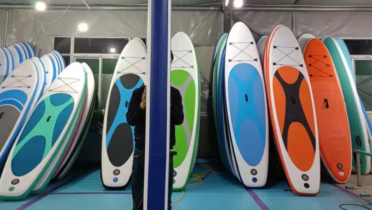 3.3m Inflatable Kayak PVC Speedboat Fishing Canoe Fishing Boat Aluminum Alloy Bottom