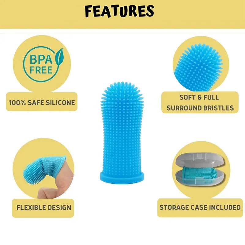 Silicone Finger Toothbrush for Pets