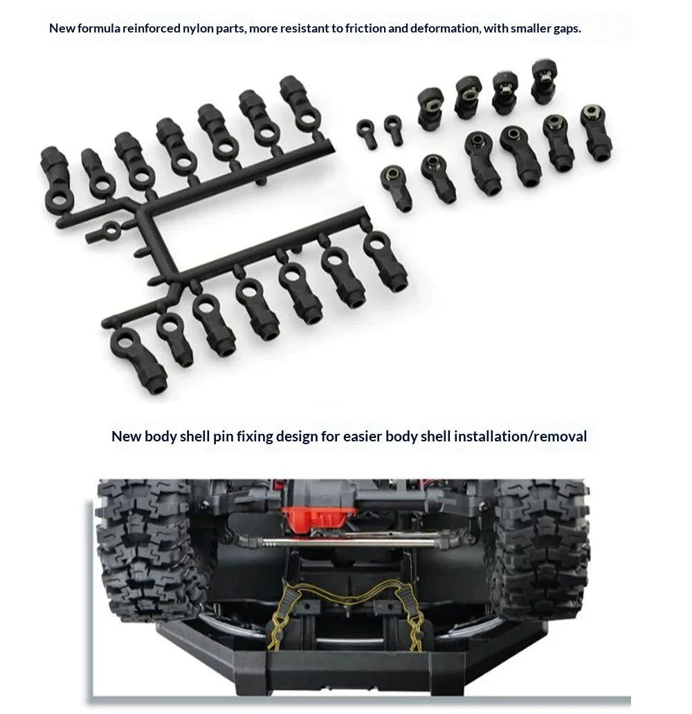 RGT RC Crawler EX86190 LC76 1 10 Scale Electric Four Wheel Drive All Terrain Professional Off Road Car Adult Outdoor Hobby