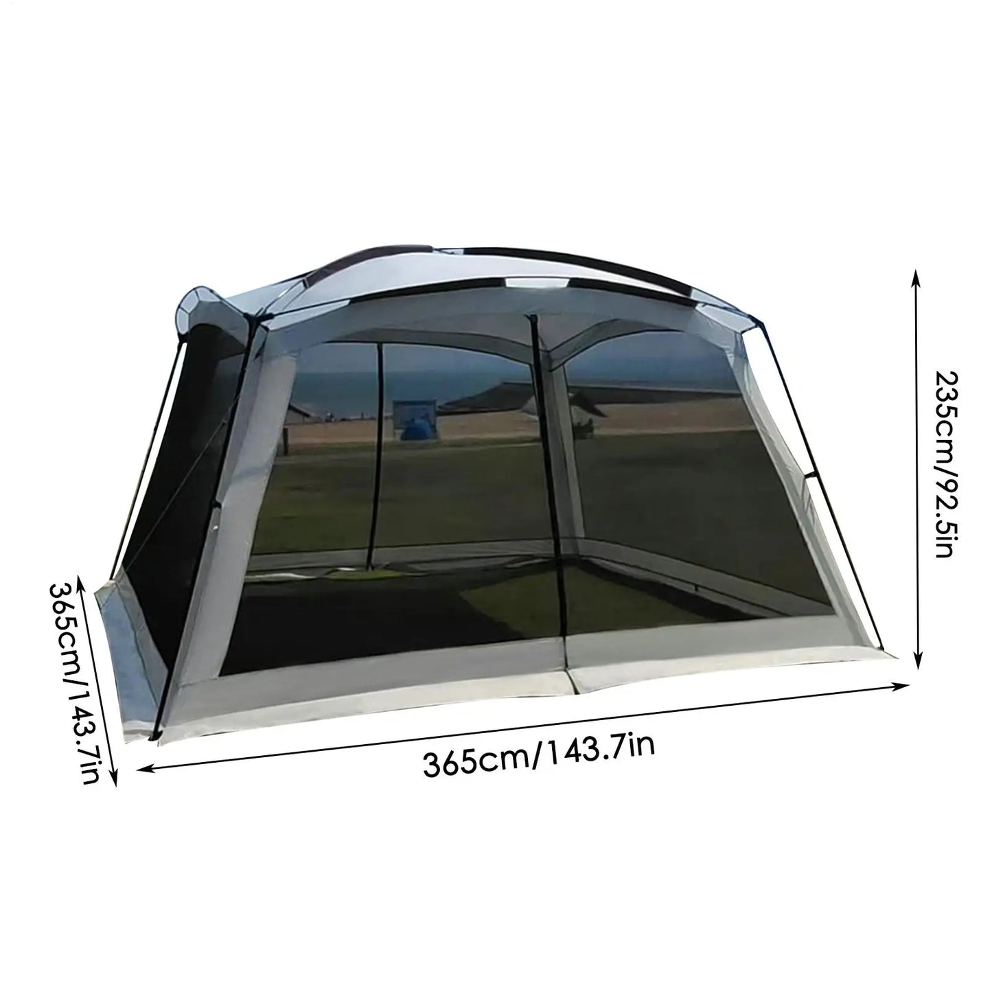 Outdoor Tent UV Resistant Sunshade House Screen House Tent For Family Trip Backyard Picnic Hiking Road Trips Travel