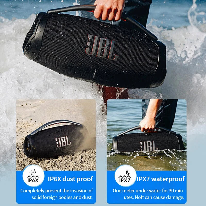 Wireless Bluetooth BoomsBox 3 JBL high-power subwoofer portable speaker 360 stereo surround TWS