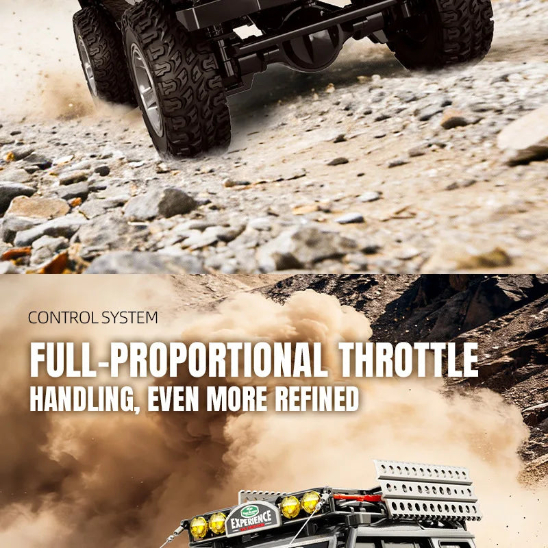 JXC LR1801 Professional RC Remote Control Car 1:18 Off-Road Climbing Car Four-Wheel Drive Dual-Speed Toy Car Model Boy Adult