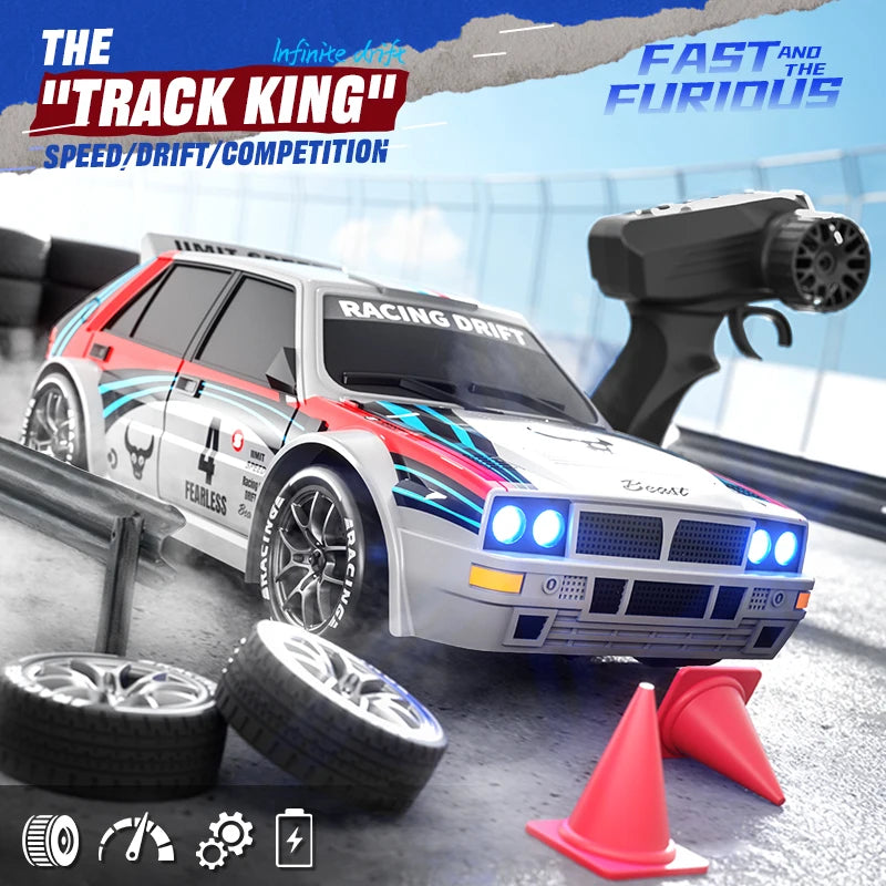 Exclusive Sale on the Entire Network SG204PRO1/24 Remote Control Car 2.4G High-Speed Drift 4WD Remote Control Car GTR Racing Toy