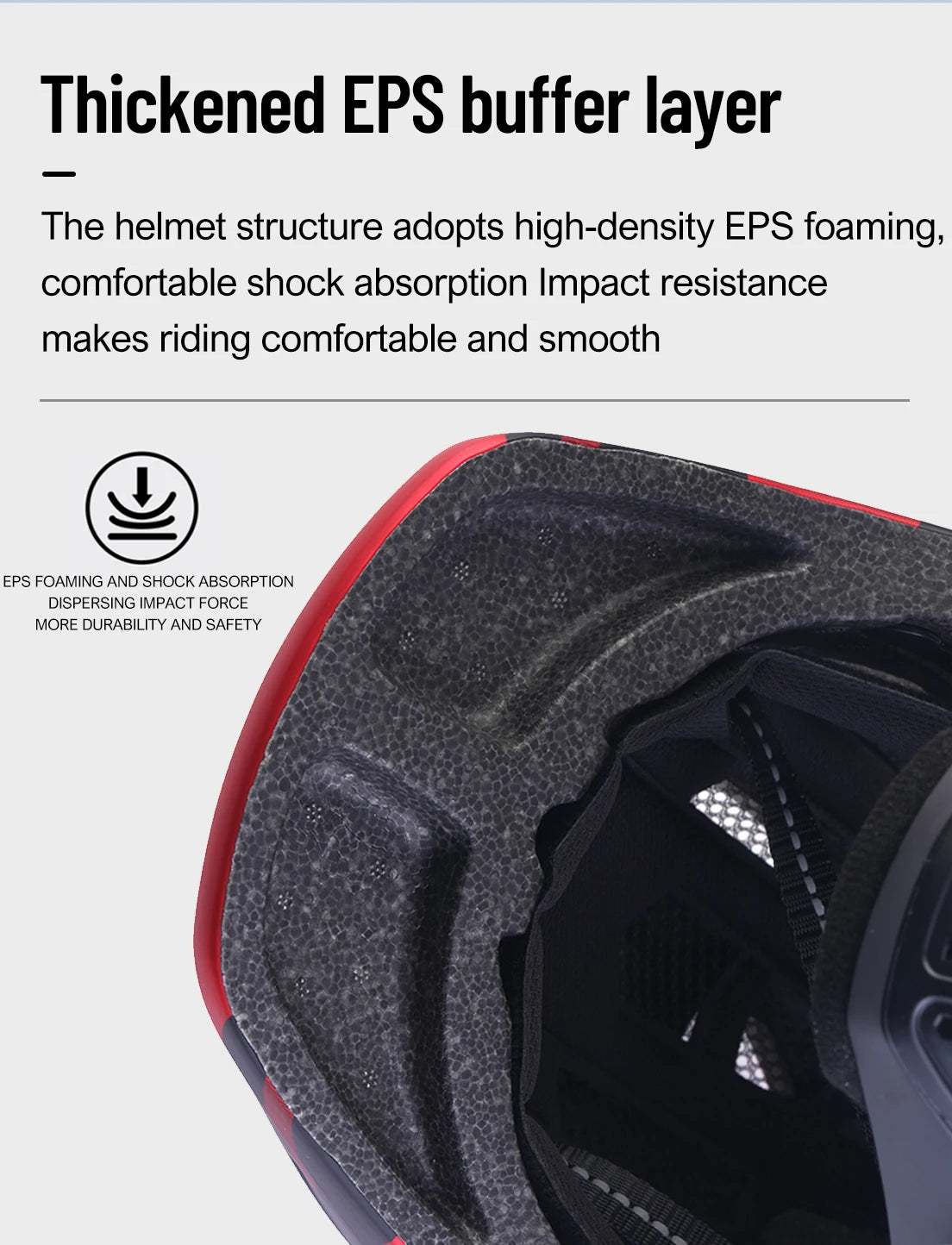 Eastinear Children's Bicycle Helmet LED Lightweight Adjustable Skateboard Roller Skating Full Face Detachable Riding Helmet