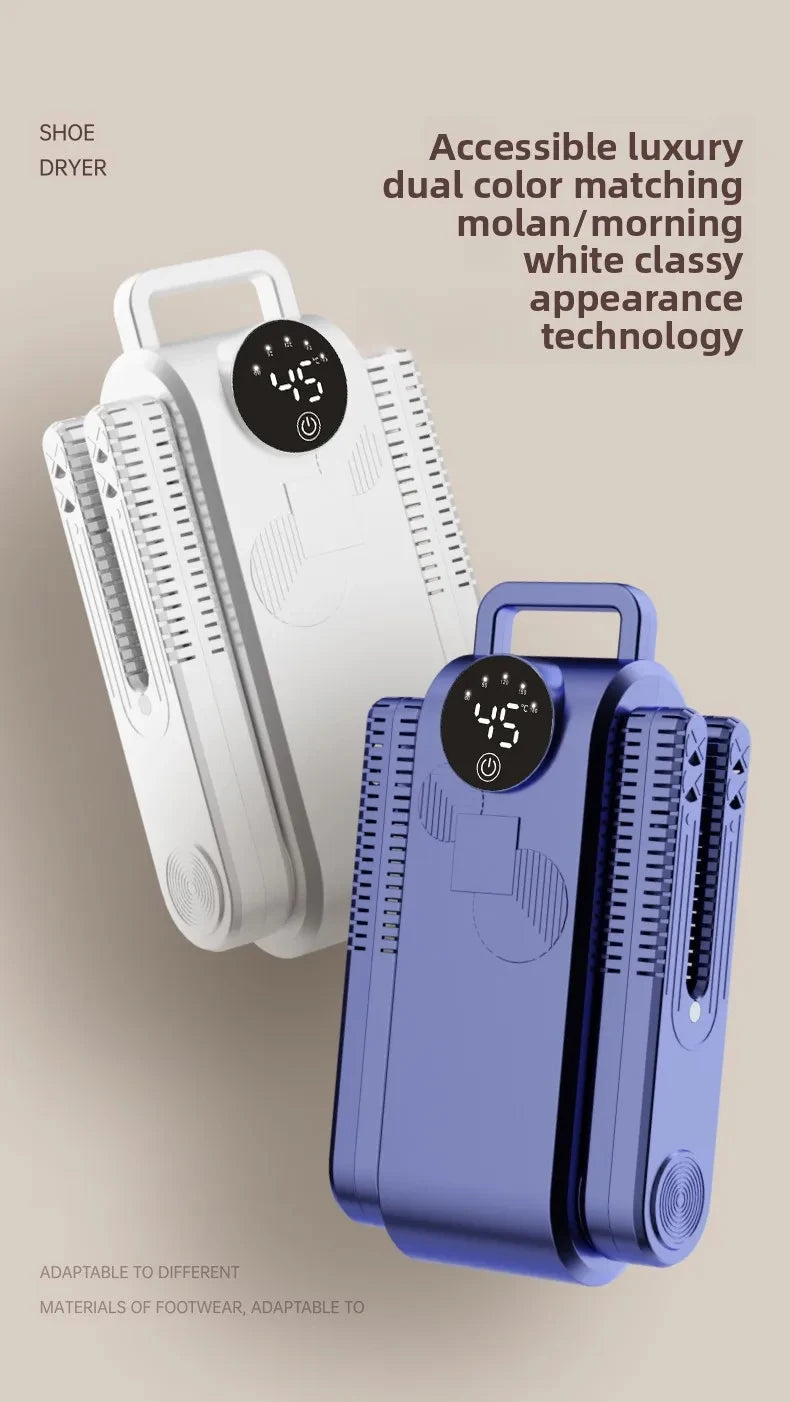 Foldable UV Shoes Dryer with Intelligent Timer Electric Shoe Drying Machine Fast Deodorizes Sterilizes Heats Boots Sneakers