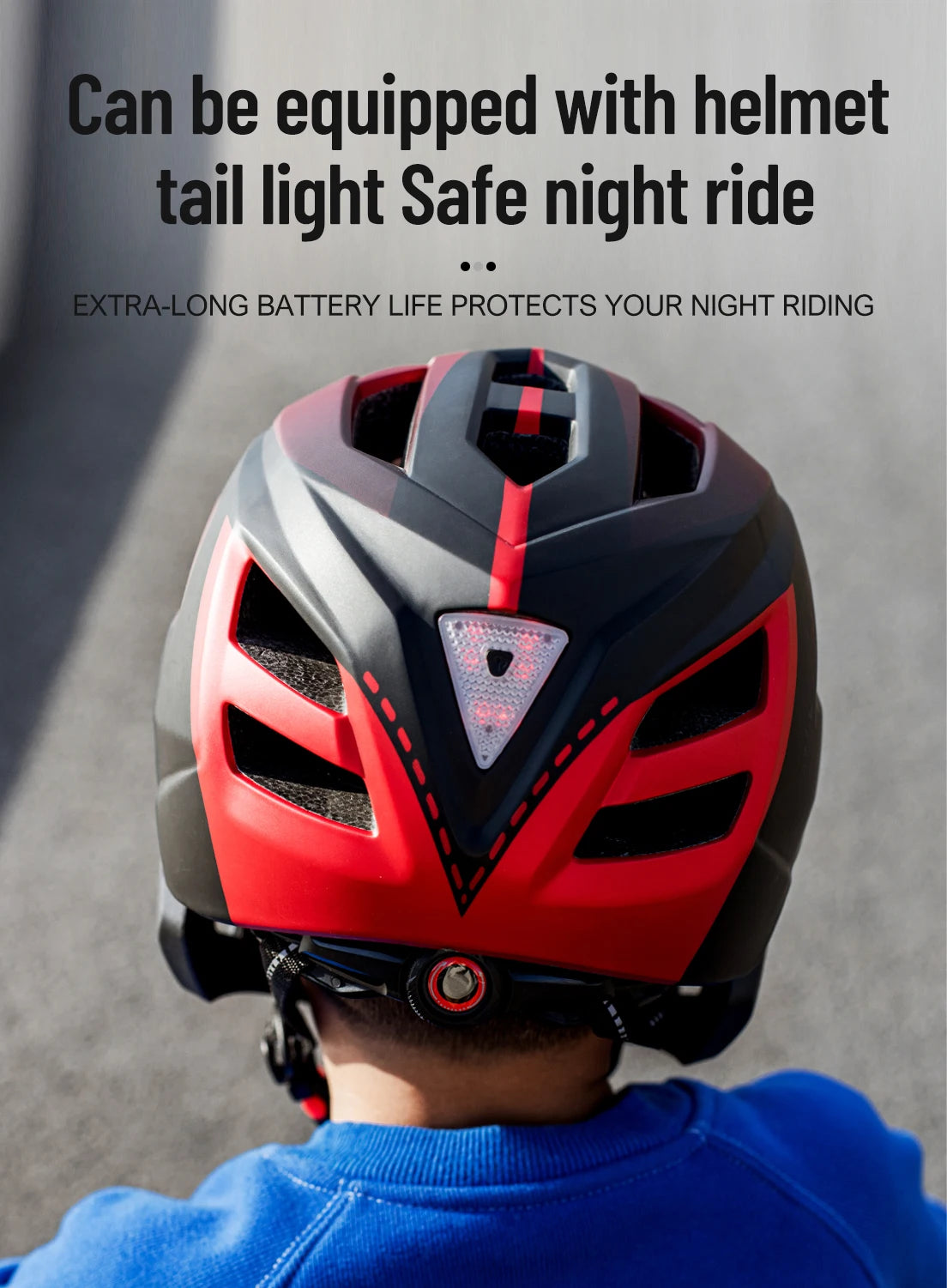 Eastinear Children's Bicycle Helmet LED Lightweight Adjustable Skateboard Roller Skating Full Face Detachable Riding Helmet