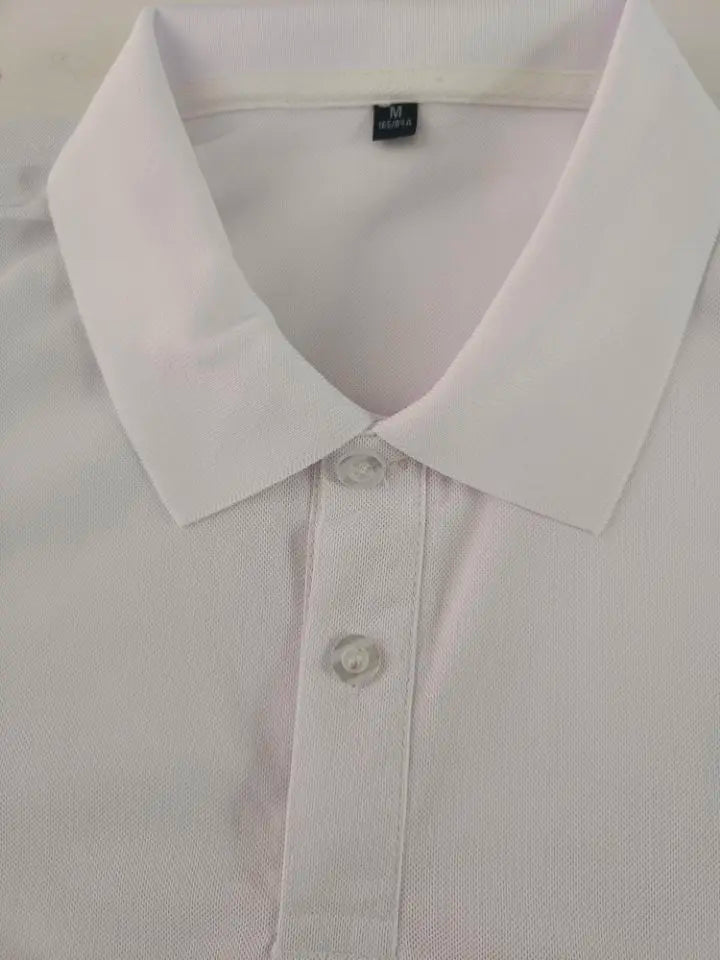 Men's Summer Business Casual Polo Shirt Short Sleeve Breathable T-Shirt Comfortable Lightweight Fashion Top