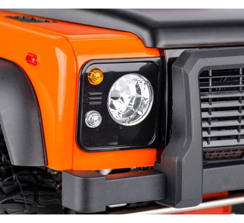 AXX6 1:10 6x6 RC Crawler Truck 6WD Off-Road Rock Climbing Car, 2-Speed Gearbox, Differential Lock, Portal Axles Simulation Model