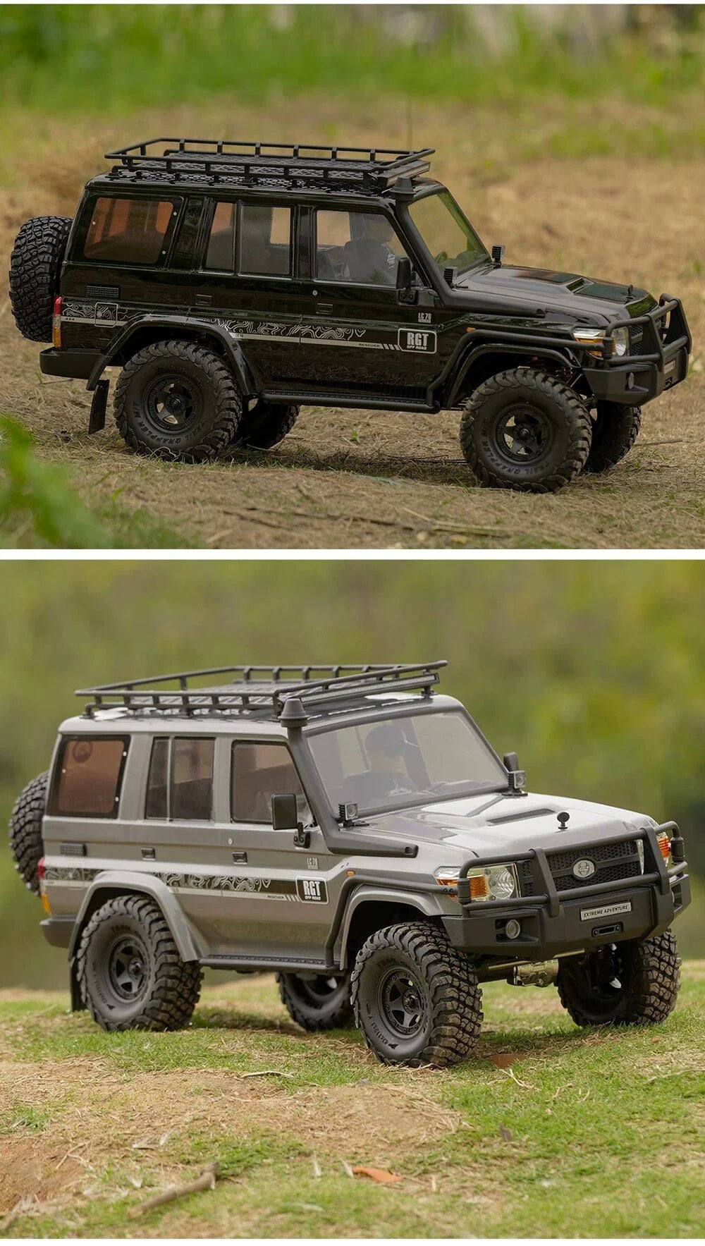RGT RC Crawler EX86190 LC76 1 10 Scale Electric Four Wheel Drive All Terrain Professional Off Road Car Adult Outdoor Hobby