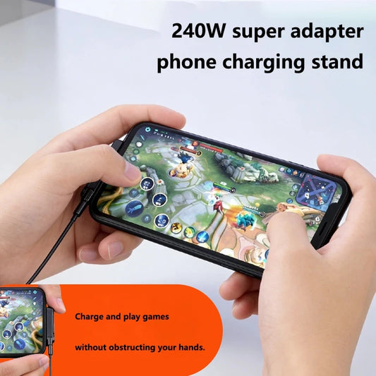 240w Mobile Phone Charging Stand Foldable Fast Charging Portable Phone Stand Suitable For Headphones Laptops Gaming Consoles