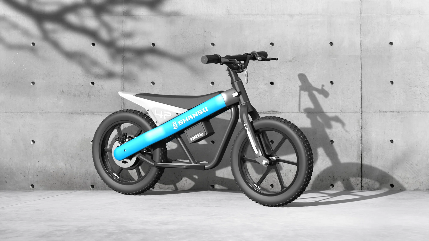 24V Kids Motorcycle Electric Bike Battery-Powered Off-Road with 300W Strong Motor Electric Scooter