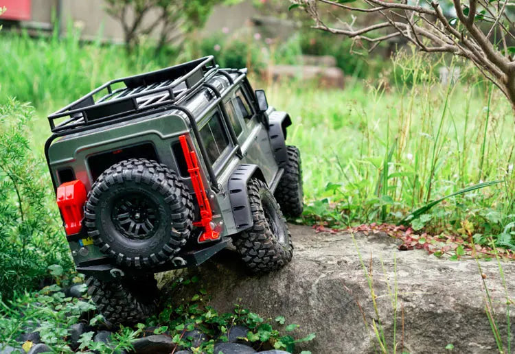 Traxxas Remote Control Off Road Crawler Trx 4 Electric 4wd Land Rover Defender 82256-4 Rock Crawling For Hobby Enthusiasts Gifts