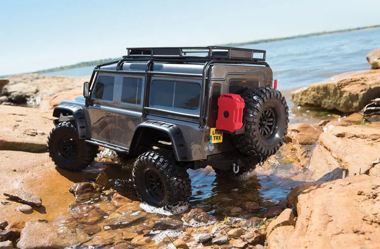 Traxxas Remote Control Off Road Crawler Trx 4 Electric 4wd Land Rover Defender 82256-4 Rock Crawling For Hobby Enthusiasts Gifts