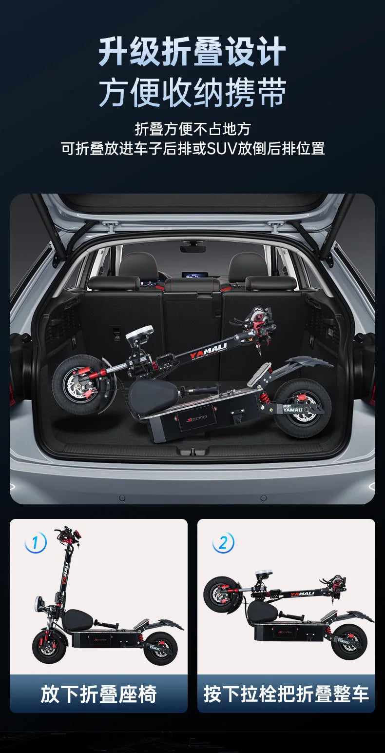 Two-wheel Electric Scooter Folding Transportation Electric Scooter Device Commercial Furniture Monopattino Elettrico ZY40DDC