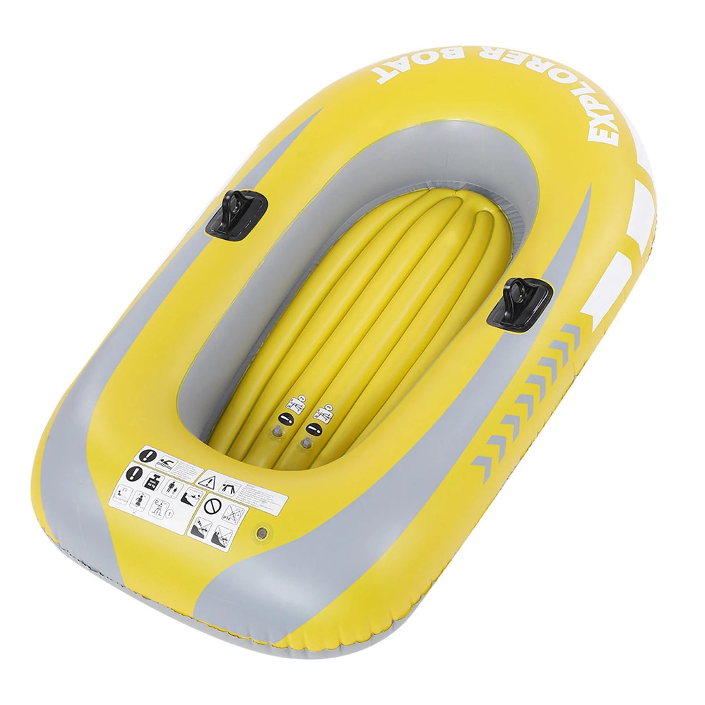 Inflatable Kayak Inflatable Canoe Inflatable Boat PVC Inflatable Kayak Canoe 2 Person Rowing Air Boat Fishing Drifting Diving