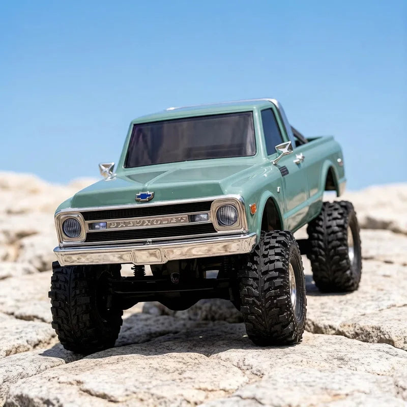 Hot Axial 1/30 SCX30 Simulated Chevrolet K10 Remote Control Electric 4WD Drive Brushed Off-Road Climbing Vehicle Model Gifts Vibely Store