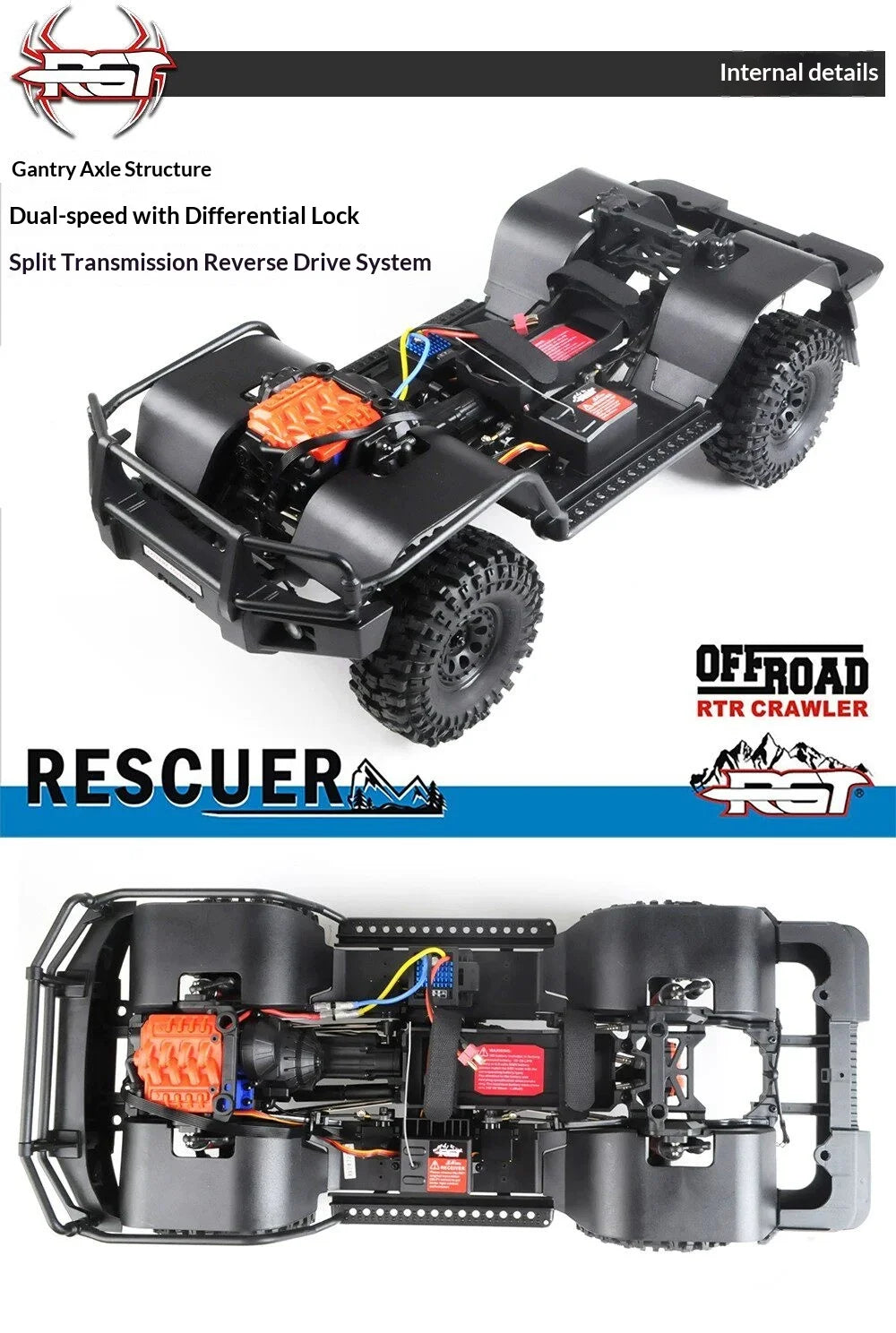 RGT RC Crawler EX86190 LC76 1 10 Scale Electric Four Wheel Drive All Terrain Professional Off Road Car Adult Outdoor Hobby