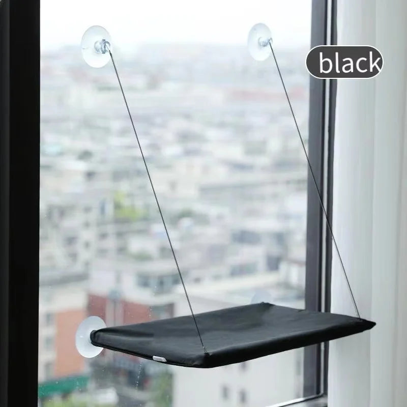 Window-Mounted Hanging Cat Hammock Bed