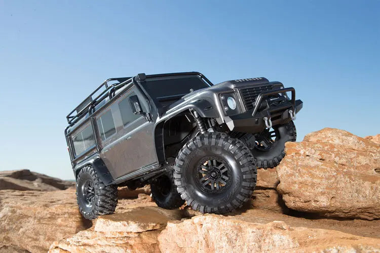 Traxxas Remote Control Off Road Crawler Trx 4 Electric 4wd Land Rover Defender 82256-4 Rock Crawling For Hobby Enthusiasts Gifts