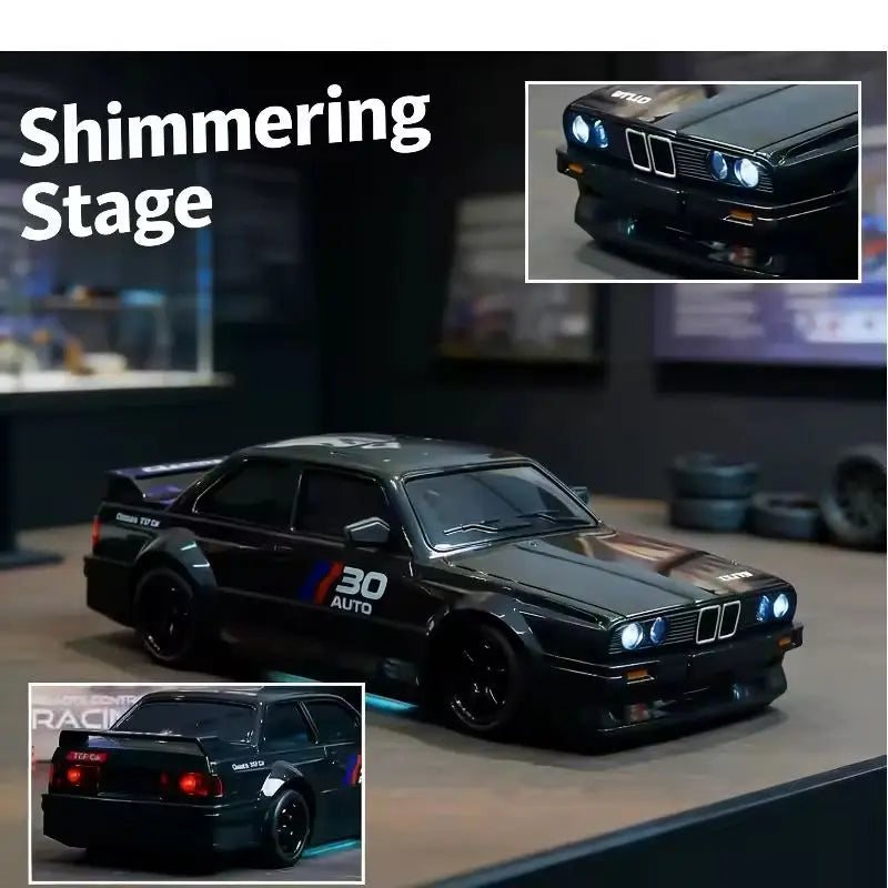 1:24 RC Drift Car 4WD Remote Control Car with Classic LED Lights High Speed Rechargeable Racing Sport Toy for Boys and Adults