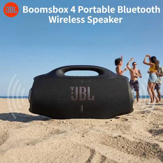 JBL Boomsbox 4 Portable Bluetooth Wireless Speaker Deep Bass IP68 Waterproof High Power Subwoofer Outdoor Party Music Player