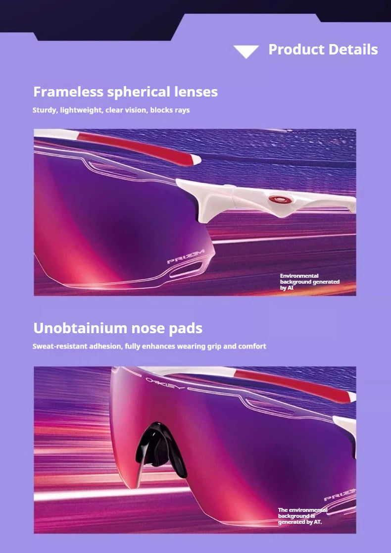 Oakley CYBR DYNO Sports Sunglasses 2025, Outdoor Cycling and Running Protective Glasses, Model 9513D