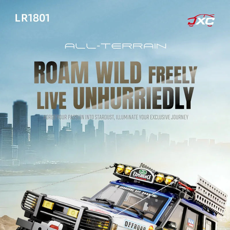 JXC LR1801 Professional RC Remote Control Car 1:18 Off-Road Climbing Car Four-Wheel Drive Dual-Speed Toy Car Model Boy Adult