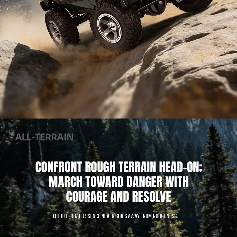 JXC LR1801 Professional RC Remote Control Car 1:18 Off-Road Climbing Car Four-Wheel Drive Dual-Speed Toy Car Model Boy Adult