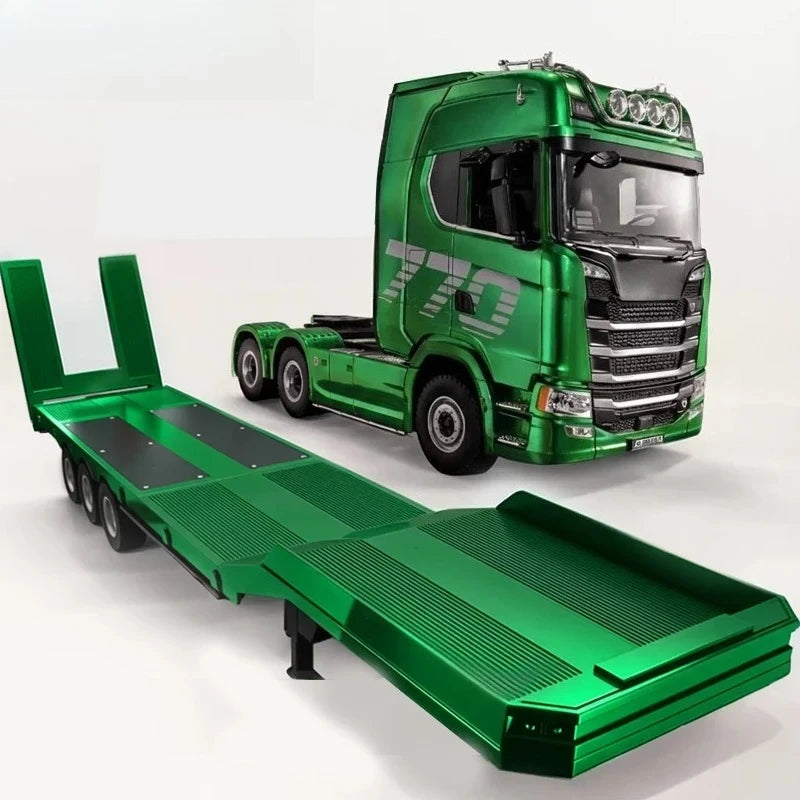 Huina New Model 1501+1509 770s RC Heavy-duty Truck Trailer Model Tractor High-end Toy Children's Adult Gift