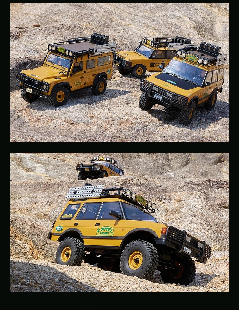 FMS New 1/10 FCX10 Camel Trophy Simulation Electric Remote Control Vehicle Climbing Off-Road Vehicle Toy Model RC Car Adult Gift