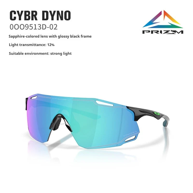 Oakley CYBR DYNO Sports Sunglasses 2025, Outdoor Cycling and Running Protective Glasses, Model 9513D
