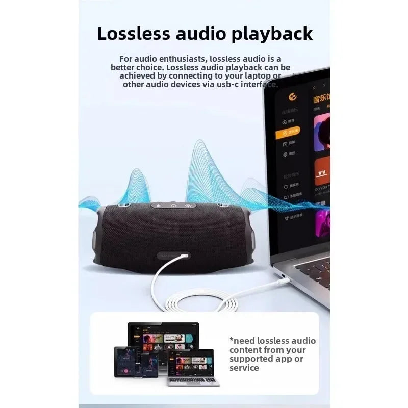JBL Charge 6 Portable Waterproof and Shockproof Wireless Bluetooth Speaker with Professional-level Music and Long Battery Life