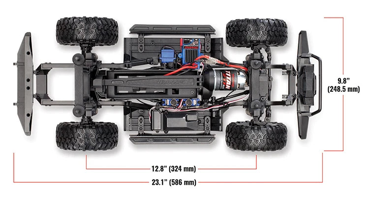 Traxxas Remote Control Off Road Crawler Trx 4 Electric 4wd Land Rover Defender 82256-4 Rock Crawling For Hobby Enthusiasts Gifts