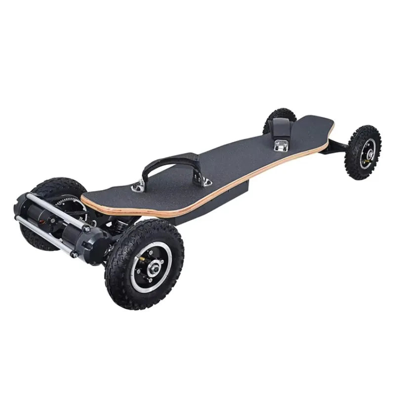 45km e skateboard fast patinetas dual hub motor full yerrain electric skateboard