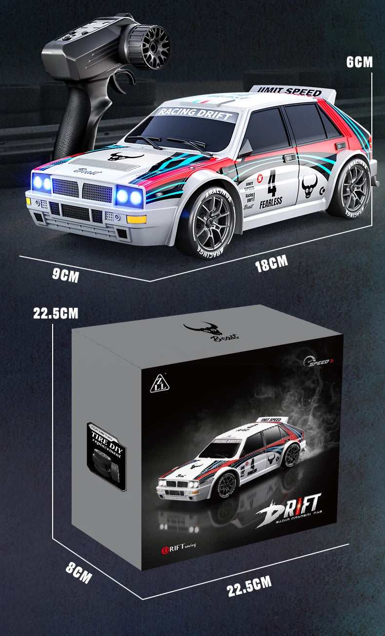 Exclusive Sale on the Entire Network SG204PRO1/24 Remote Control Car 2.4G High-Speed Drift 4WD Remote Control Car GTR Racing Toy