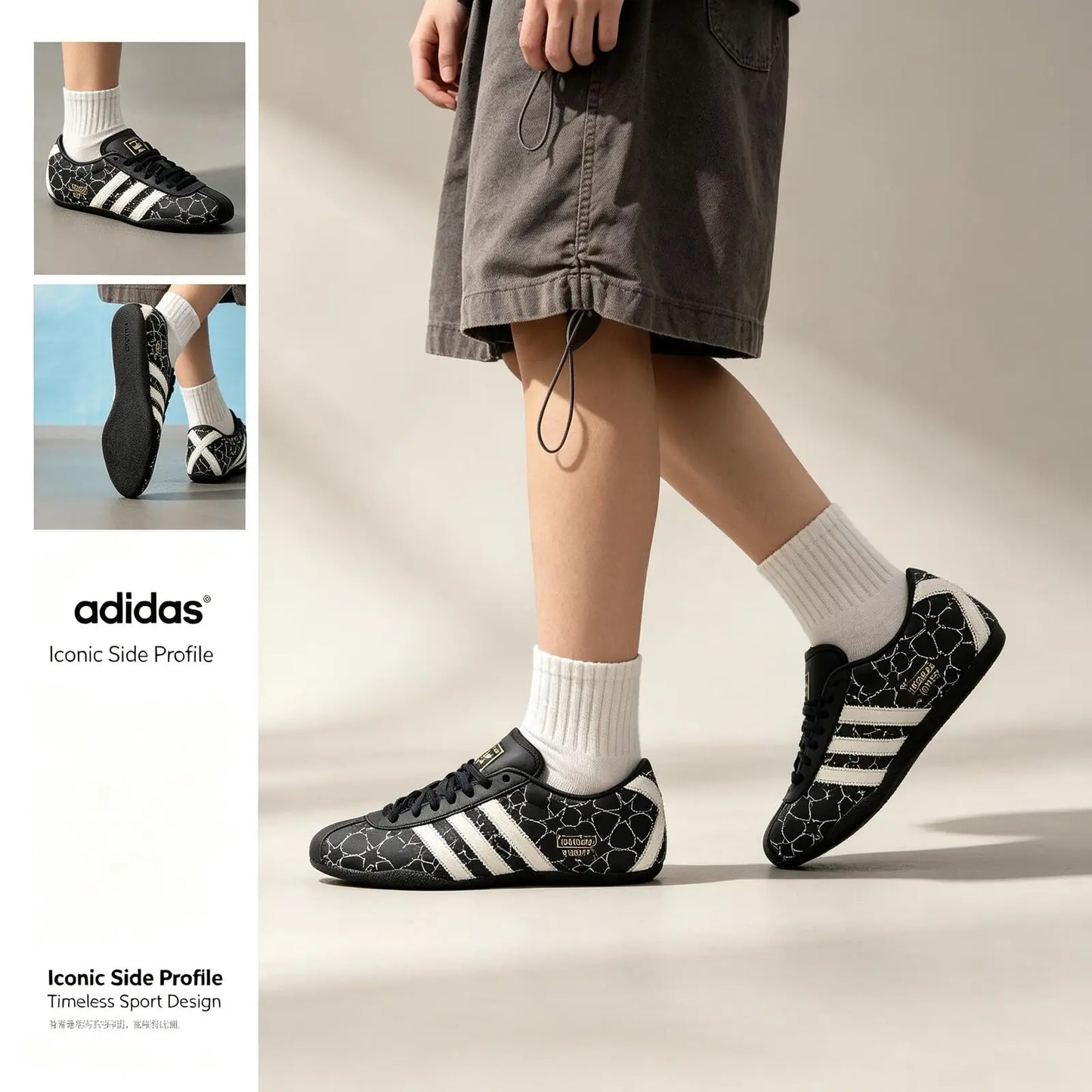 Adidas Samba OG Men Black White Classic Lifestyle Sneakers Suede Leather Gum Sole Retro Casual Walking Fashion Shoes IH6639
