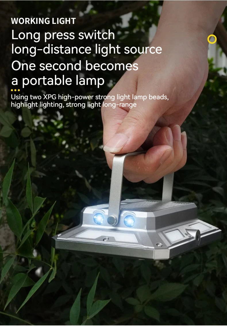 Portable Outdoor Camping Lantern Super Long Battery Life Rechargeable Emergency Light Strong Magnet Work Light for Repair