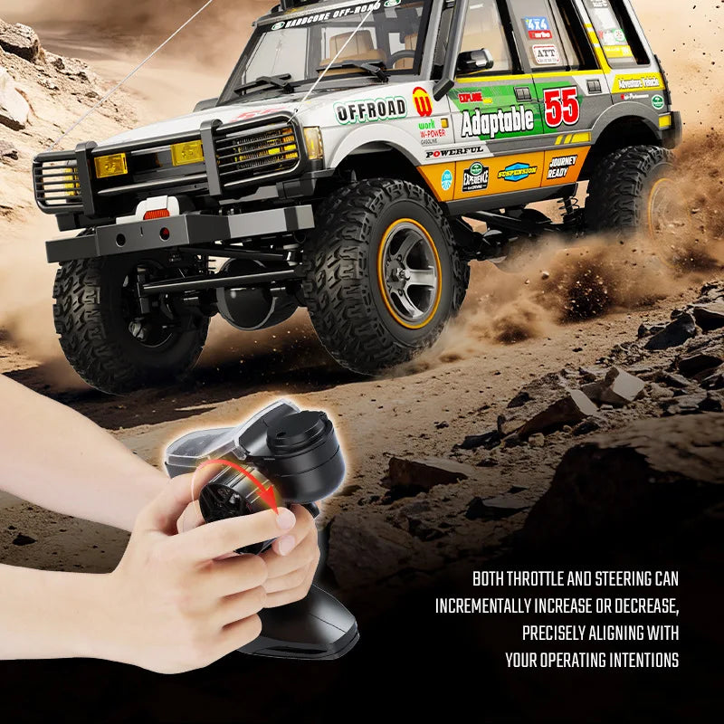 JXC LR1801 Professional RC Remote Control Car 1:18 Off-Road Climbing Car Four-Wheel Drive Dual-Speed Toy Car Model Boy Adult