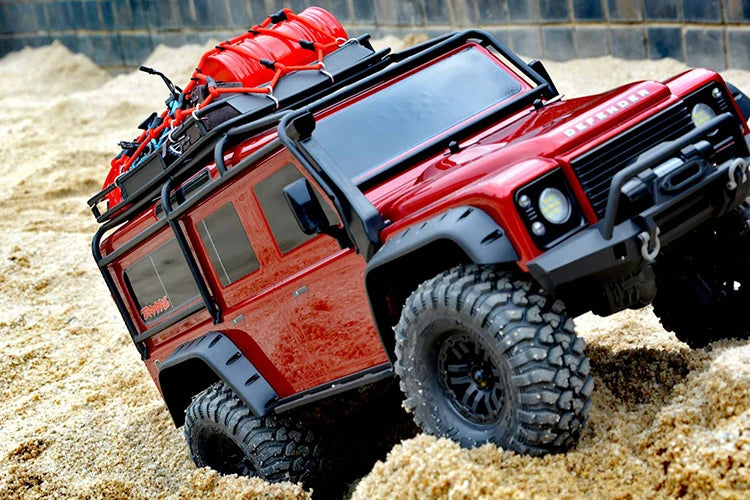 Traxxas Remote Control Off Road Crawler Trx 4 Electric 4wd Land Rover Defender 82256-4 Rock Crawling For Hobby Enthusiasts Gifts