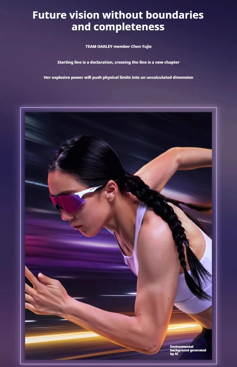 Oakley CYBR DYNO Sports Sunglasses 2025, Outdoor Cycling and Running Protective Glasses, Model 9513D